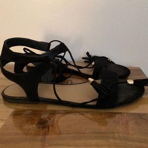 Black Strappy Sandals